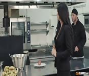 Spanish kitchen fucking