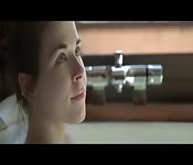 Girlfriend shaves and fucks her wounded bf