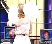 Dazzling porn star live on stage