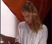 Slutty teens in threesome