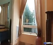 Spanish babe threeway