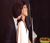 Hot Euro babe double fucked