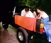 Il trio all'aperto di Cicciolina