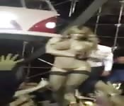 Scena vintage dal meccanico