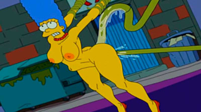 Marge si fa scopare dai tentacoli alieni di Kang